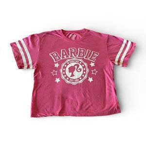 Barbie Pink Graphic Tee Juniors Size S (4–6)